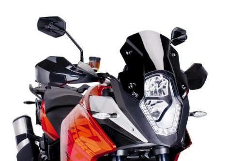 Windscreen PUIG RACING 6847N Negru