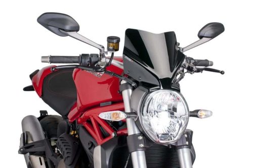 Windshield PUIG NEW. GEN SPORT 7013N Negru
