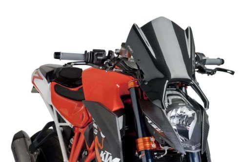 Windshield PUIG NEW. GEN SPORT 7014C carbon look