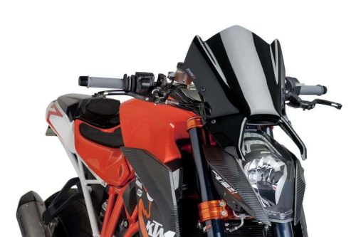 Windshield PUIG NEW. GEN SPORT 7014N Negru