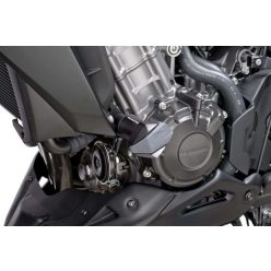 Protectii cadru PUIG R12 7057N negru with gri rubber