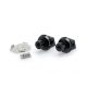 Footpeg adapters PUIG 7275N Negru