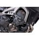 Frame sliders PUIG PRO 7316N black with grey rubber