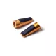 Footpegs without adapters PUIG SPORT 7318O auriu with rubber