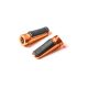 Footpegs without adapters PUIG SPORT 7318T portocaliu with rubber