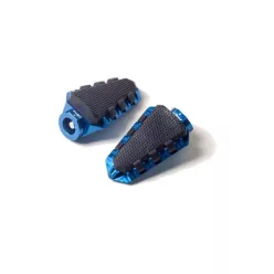   Footpegs without adapters PUIG TRAIL 7319A Albastru with rubber