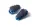 Footpegs without adapters PUIG TRAIL 7319A Albastru with rubber