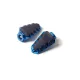 Footpegs without adapters PUIG TRAIL 7319A Albastru with rubber