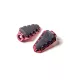 Footpegs without adapters PUIG TRAIL 7319R Rosu with rubber
