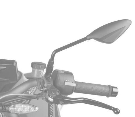 Oglinda retrovizoare PUIG RS2 FAIRING FITTING 7352C carbon look dreapta