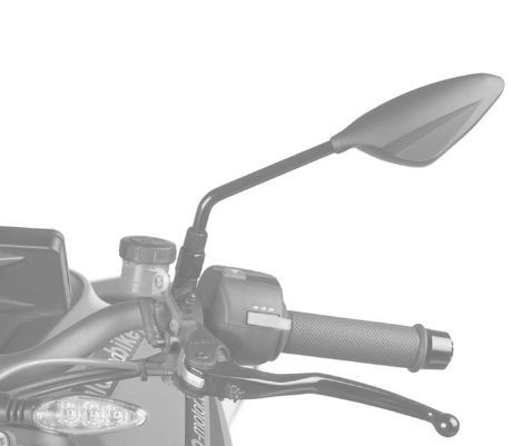 Oglinda retrovizoare PUIG RS2 70° FAIRING FITTING 7355C carbon look stanga