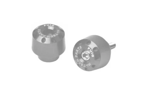 Universal bar ends PUIG SHORT 7424N Negru for PUIG handelbars