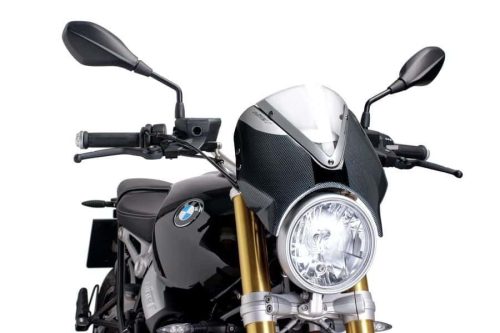Windshield PUIG RETROVISION 7559W carbon look transparent