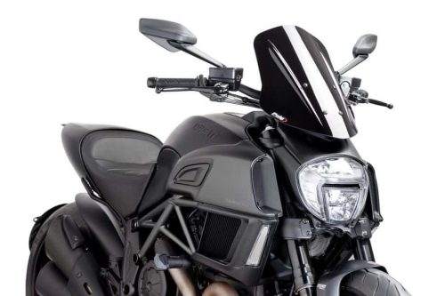 Windshield PUIG NEW. GEN TOURING 7570N Negru