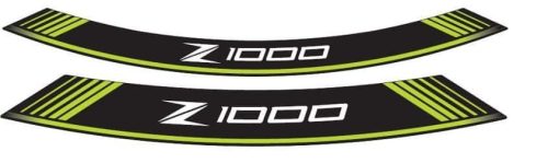 Rim strip PUIG Z1000 7590V verde set of 8 rim strips