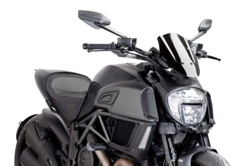 Windshield PUIG NEW. GEN SPORT 7592N Negru
