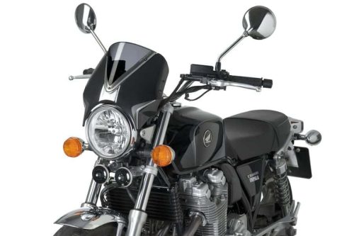 Windshield PUIG RETROVISION 7593H matt black smoke