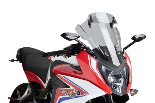 Windscreen PUIG TOURING WITH VISOR 7601H smoke