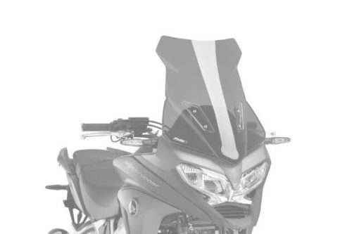 Windscreen PUIG TOURING 7626N Negru