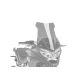 Windscreen PUIG TOURING 7626N Negru