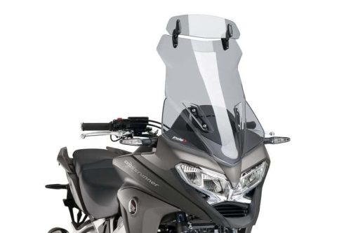 Windscreen PUIG TOURING WITH VISOR 7627H smoke