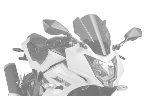 Windscreen PUIG RACING 7630C carbon look