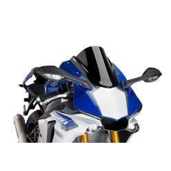 Windscreen PUIG RACING 7648N Negru