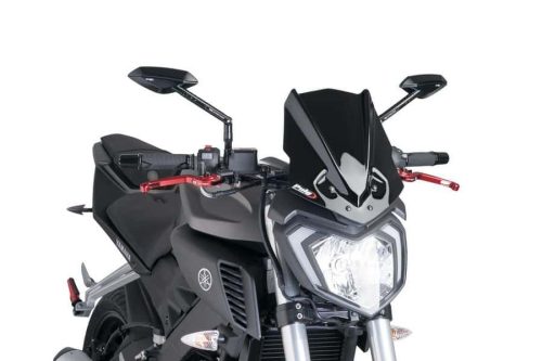 Windshield PUIG NEW. GEN SPORT 7654N Negru