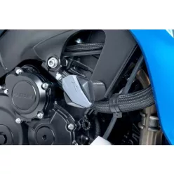   Frame sliders PUIG R19 7721N negru cu cauciuc gri pentru Suzuki GSX-S1000 2015-2024