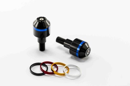 Bar ends PUIG SHORT WITH RING 8016N colour rings included