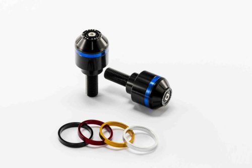 Bar ends PUIG SHORT WITH RING 8019N colour rings included