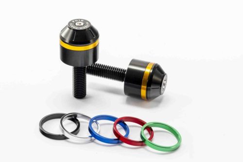 Bar ends PUIG SHORT WITH RING 8024N colour rings included