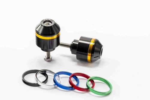 Bar ends PUIG SHORT WITH RING 8035N colour rings included