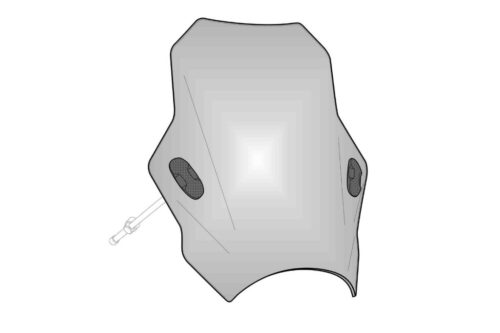 Windshield PUIG BAT 8088F dark smoke
