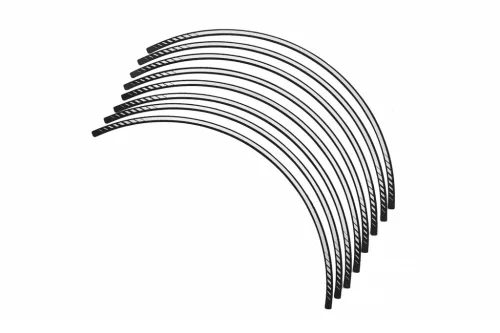 Rim strip PUIG PREMIUM 8431B white fluor set of 8 rim strips