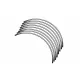 Rim strip PUIG PREMIUM 8431B white fluor set of 8 rim strips