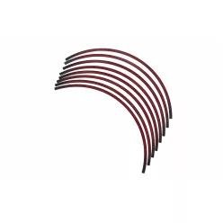 Rim strip PUIG PREMIUM 8431R red fluor set of 8 rim strips