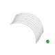 Rim strip PUIG PREMIUM 8431V green fluor set of 8 rim strips