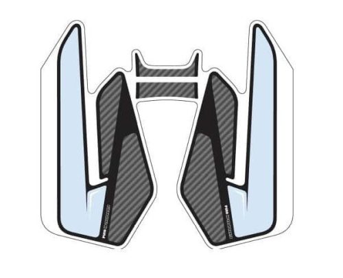 Tank pad PUIG SPECIFIC 8438C carbon look with side part