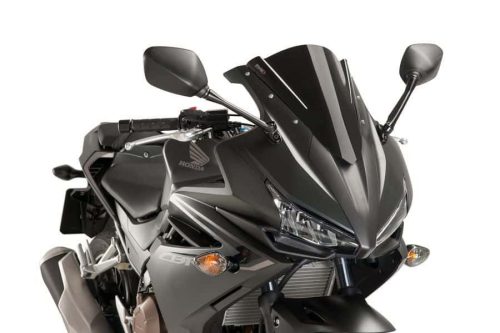 Windscreen PUIG RACING 8903N Negru