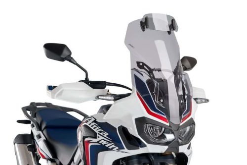 Windscreen PUIG TOURING WITH VISOR 8906H smoke