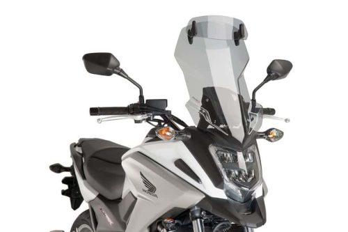 Windscreen PUIG TOURING WITH VISOR 8911H smoke