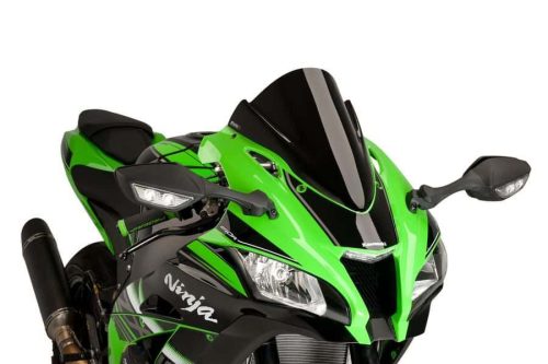 Windscreen PUIG RACING 8912N Negru