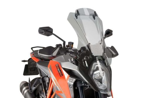 Windscreen PUIG TOURING WITH VISOR 8914H smoke