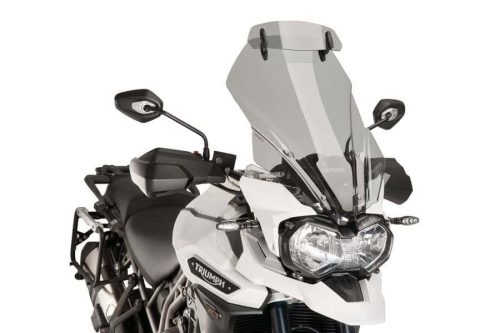 Windscreen PUIG TOURING WITH VISOR 8916H smoke