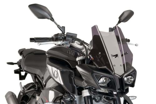 Windscreen PUIG RACING 8917F dark smoke