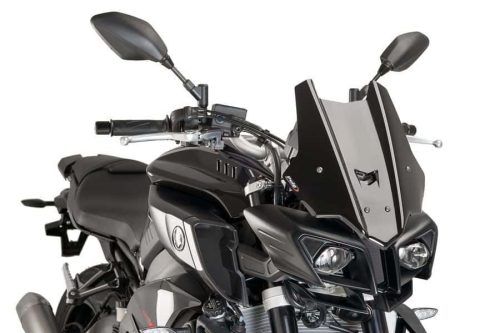 Windscreen PUIG RACING 8917N Negru