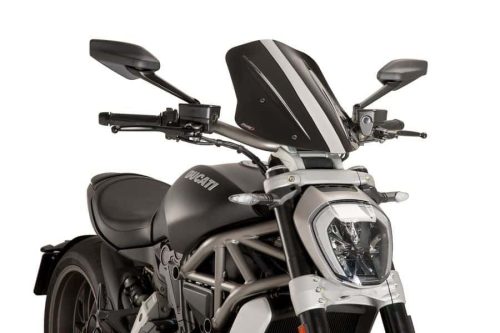 Windshield PUIG NEW. GEN TOURING 8922N Negru