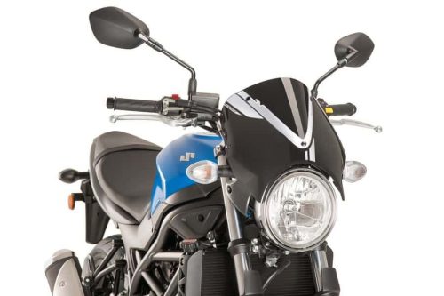 Windshield PUIG RETROVISION 8926N matt black Negru