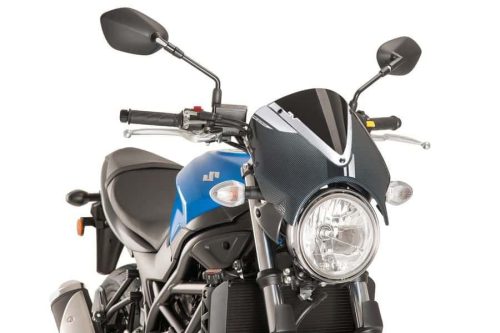 Windshield PUIG RETROVISION 8927N carbon look Negru